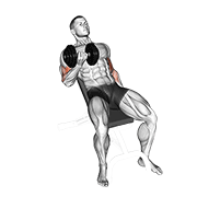Incline DB Curl demonstration